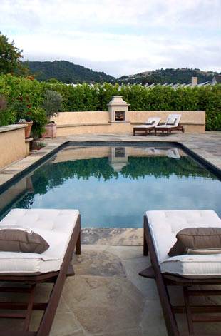 Beautiful deck and pool in Sonoma County